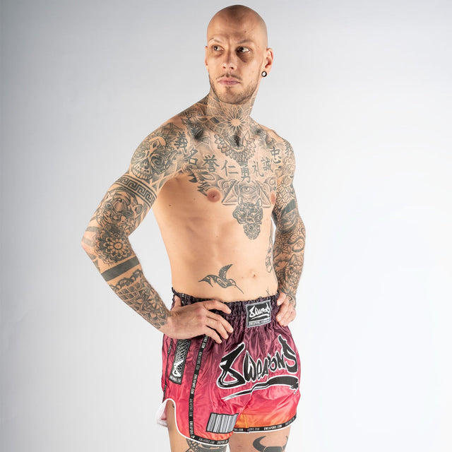 Pantaloni scurți Muay Thai 8 WEAPONS Vivo Sunsphere – Multicolor