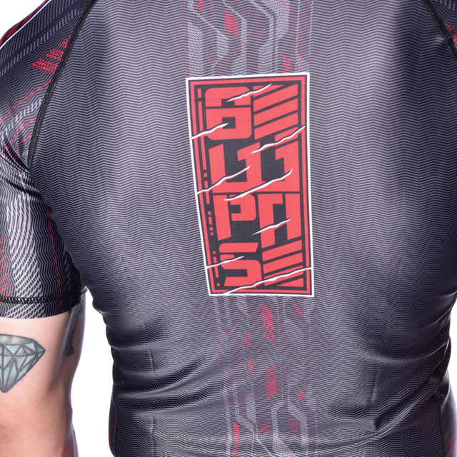 8 WEAPONS Rashguard Samurai 2.0 – Sort/Rød