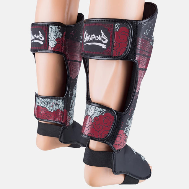 Paratibie 8 WEAPONS Hanuman Yant – Nero/Rosso