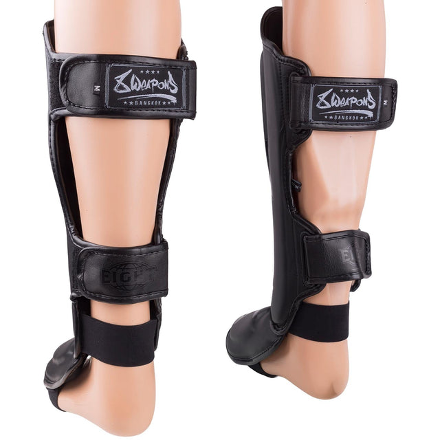 8 WEAPONS Shin guards Bangkok – Black