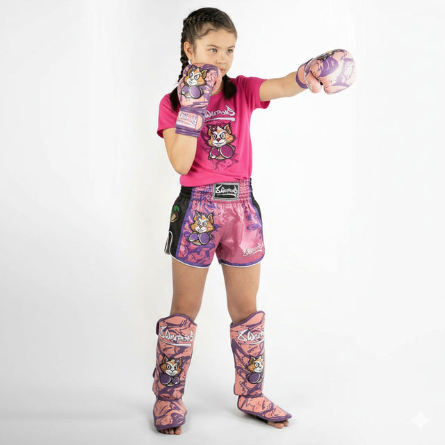 T-shirt 8 WEAPONS Criança – Cor-de-rosa