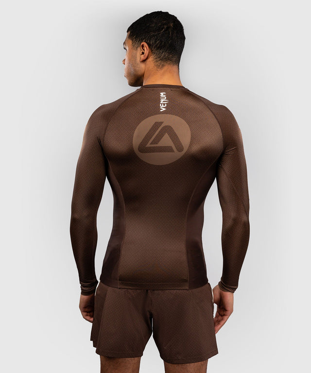 Rashguard Venum x Roger Gracie Academy Maniche lunghe – Marrone scuro