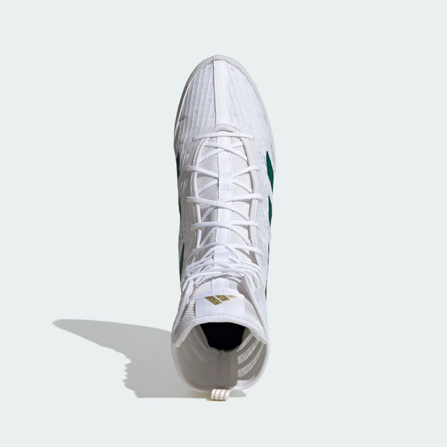 Botas de boxeo Adidas Box Hog 4 – Blanco/Verde
