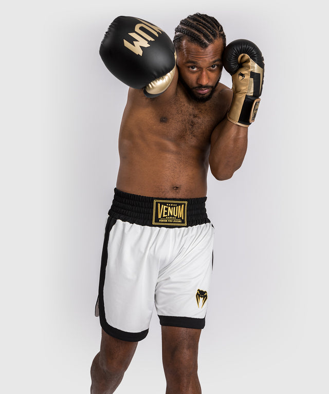 Boxerské trenky Venum Classic – Bílé/Černé
