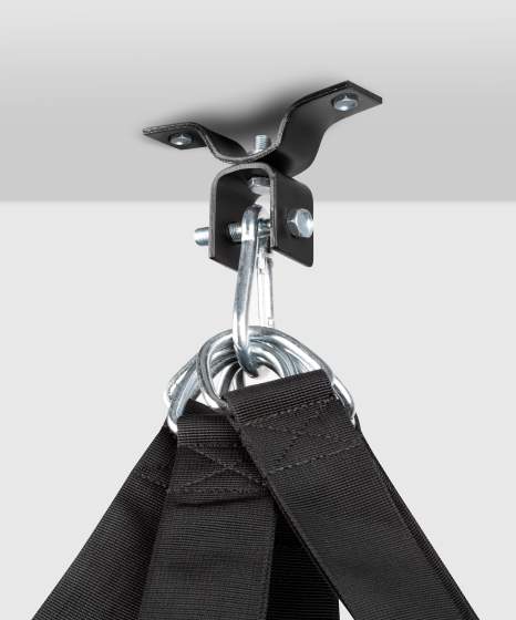 Soporte de techo Ringhorns para saco de boxeo '360' – Negro
