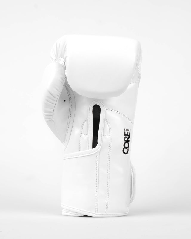 Luvas de boxe Caged Core – Branco/Preto
