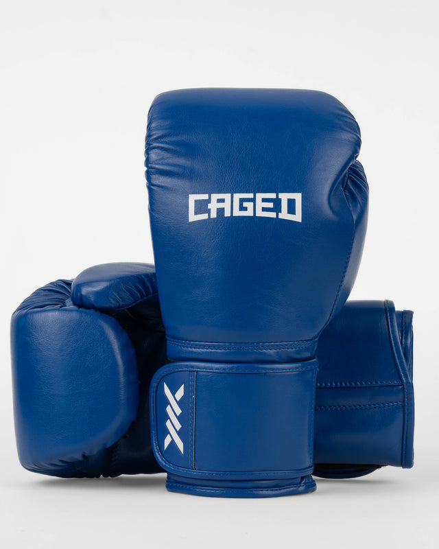 Caged Boxningshandskar Core – Blå/Vit
