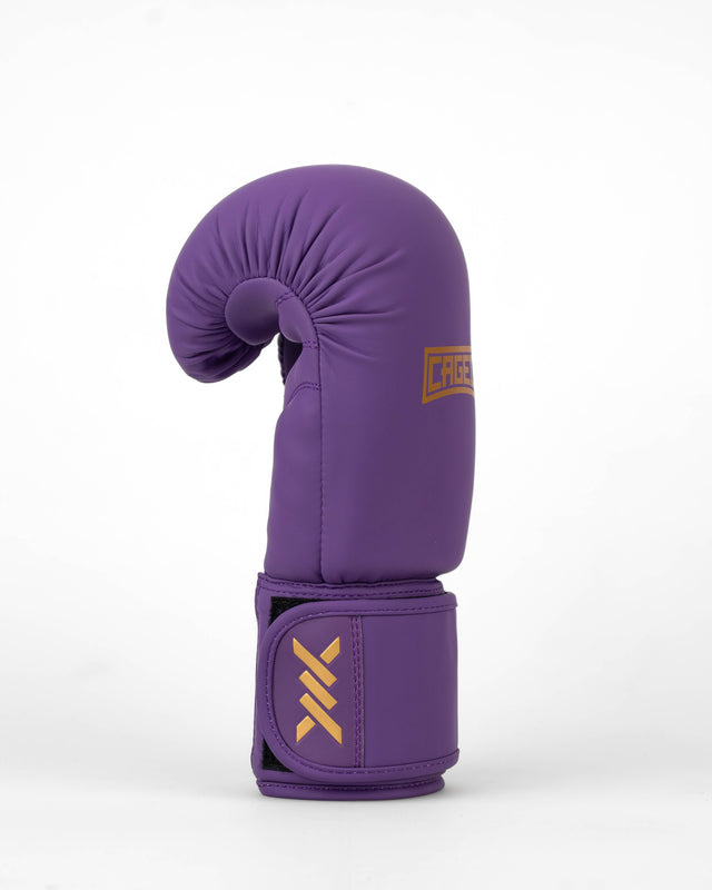 Caged Boxningshandskar Shadow – Lila/Guld