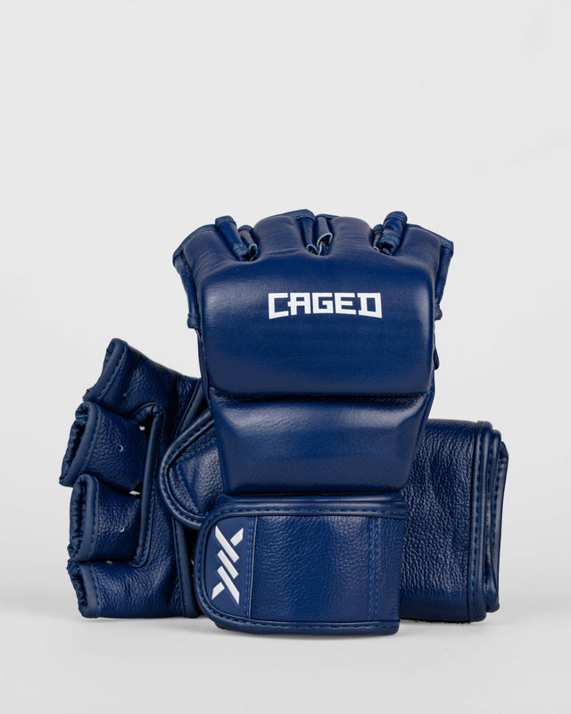 Rękawice MMA Caged X Series – Granatowe/Białe