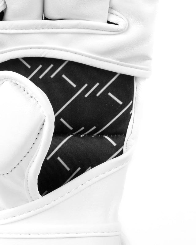 Caged MMA-Handschuhe Shadow – Weiß/Weiß
