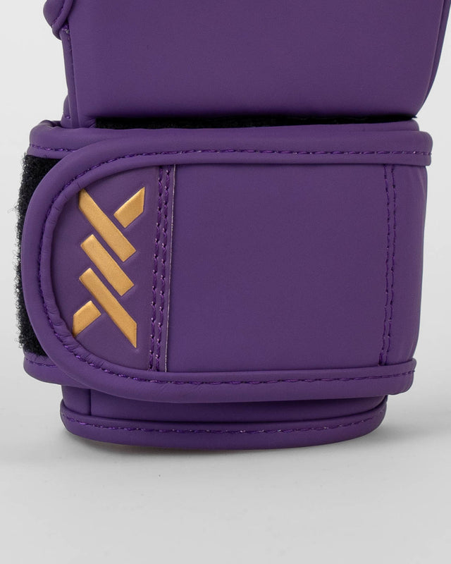 Guanti da sparring MMA Caged Shadow – Viola/Oro