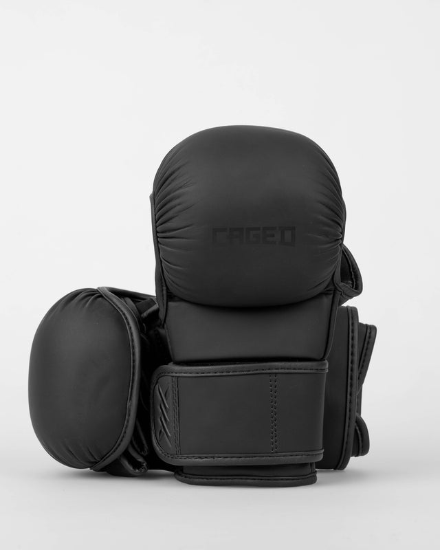 Caged MMA sparringhandskar Shadow – Mat svart