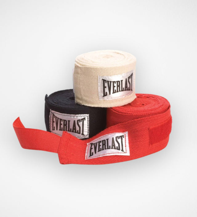 Bandaje de box Everlast Core 3Pack – Negru/Alb/Roșu