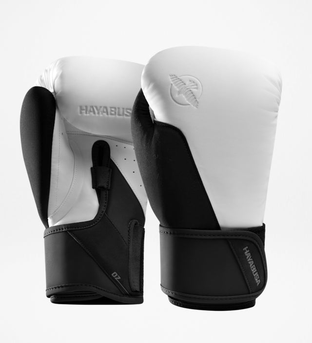 Luvas de boxe Hayabusa T360 – Branco/Preto