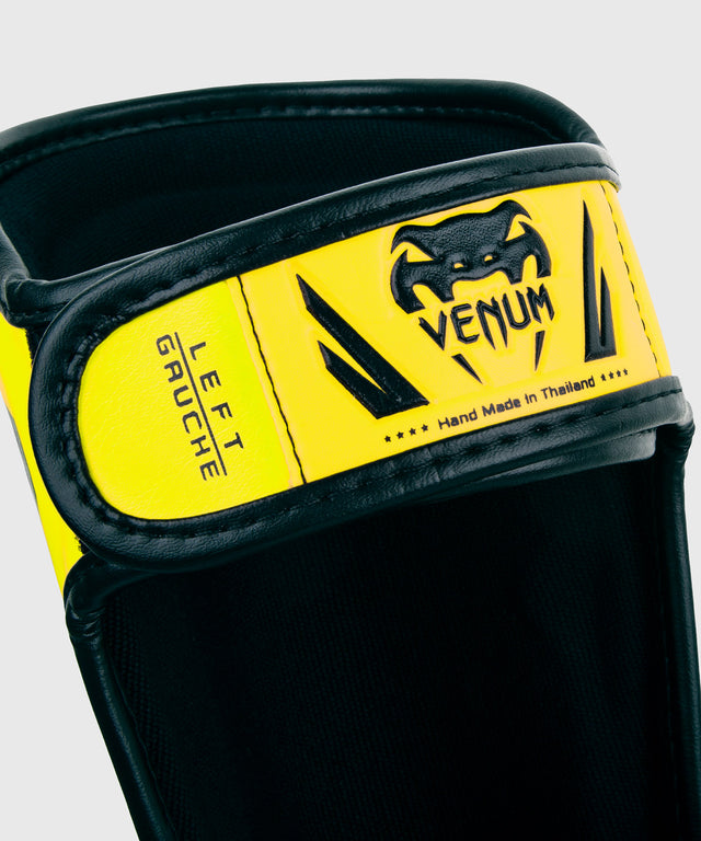 Espinilleras Venum Elite – Amarillo Neón