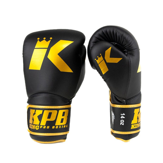 King Pro Boxing Boxhandschuhe BGK – Schwarz/Gold