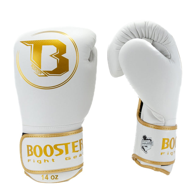 Guantoni da boxe Booster PRO BGL VX4 – Bianco/Oro