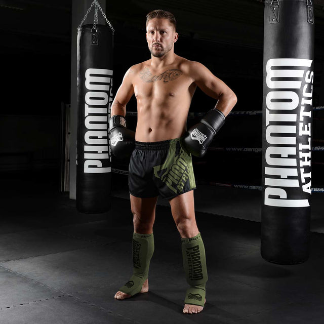 Caneleiras Phantom Athletics Impact – Verde militar