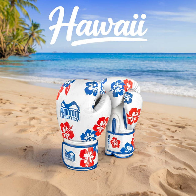 Phantom Athletics Boksehandsker Hawaii - Hvid/Blå/Rød