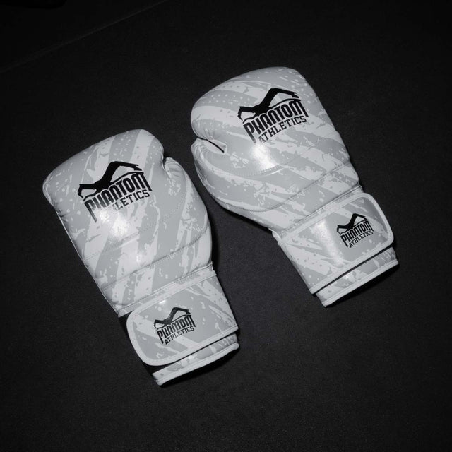 Mănuși de box Phantom Athletics Camo Tiger – Alb