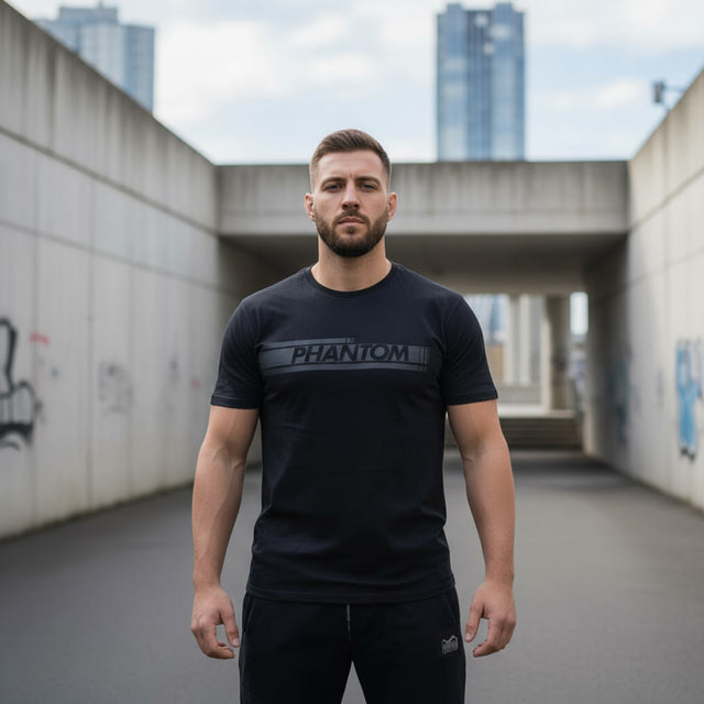 Phantom Athletics T-shirt Apex 2 – Sort/Grå