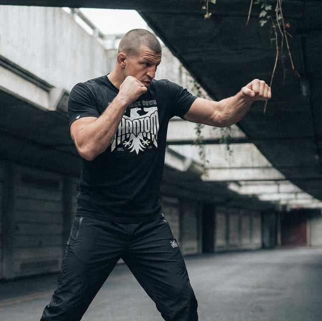 Phantom Athletics T-Shirt Germany Never Back Down - Zwart