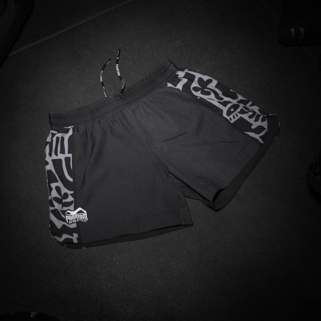 Phantom Athletics MMA-shorts Fusion-R Groundgame – Svart/Grå
