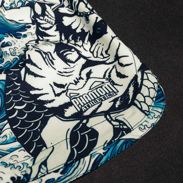 Pantaloncini MMA Phantom Athletics Fusion Tsunami – Blu