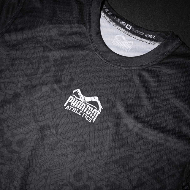 T-shirt Phantom Athletics EVO Aztec – Nero/Grigio
