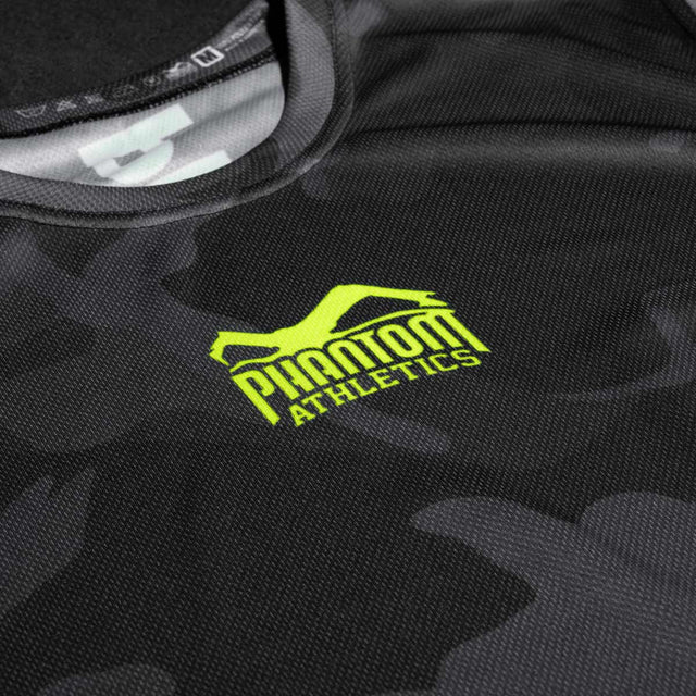 Phantom Athletics Trainingsshirt EVO Neon – Sort Camo/Neon