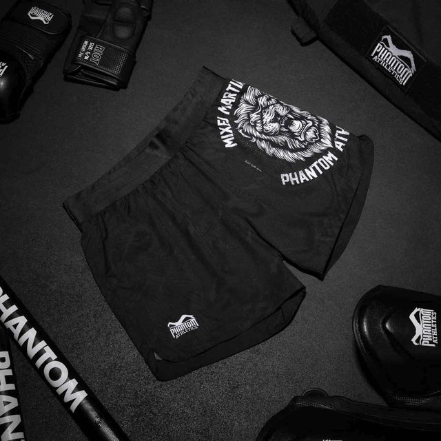 Pantaloncini MMA Phantom Athletics Fusion Lionheart – Nero