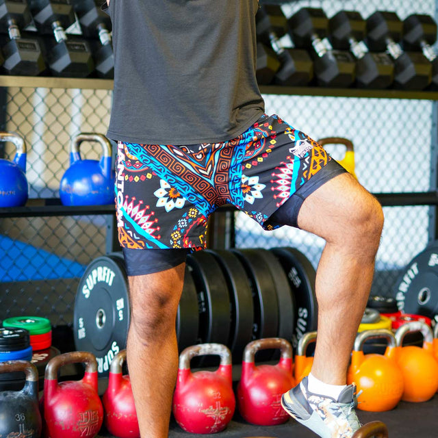 Pantaloni scurți MMA Phantom Athletics Fusion 2in1 Hakuna Matata – Multicolor