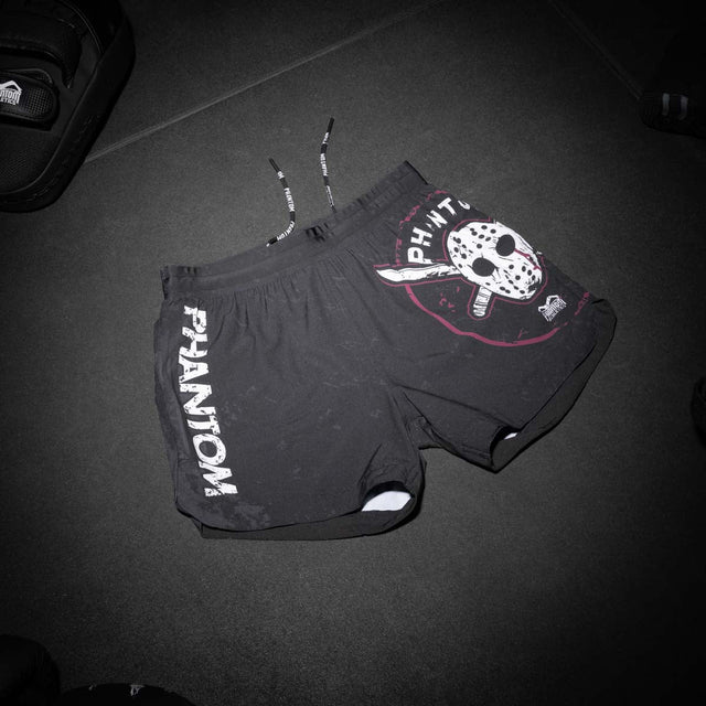 MMA trenky Phantom Athletics Fusion-R Slasher – Černé