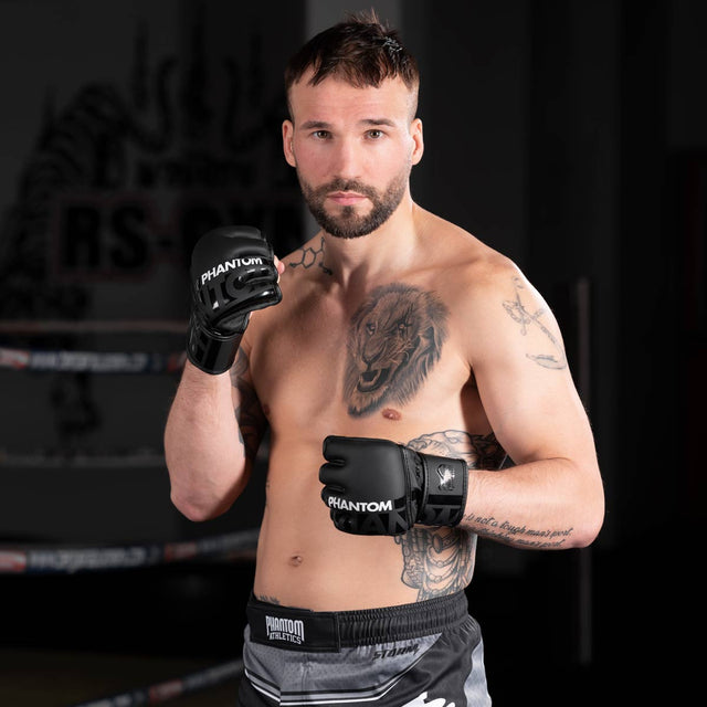 Phantom Athletics Apex Fight MMA Gloves – Black