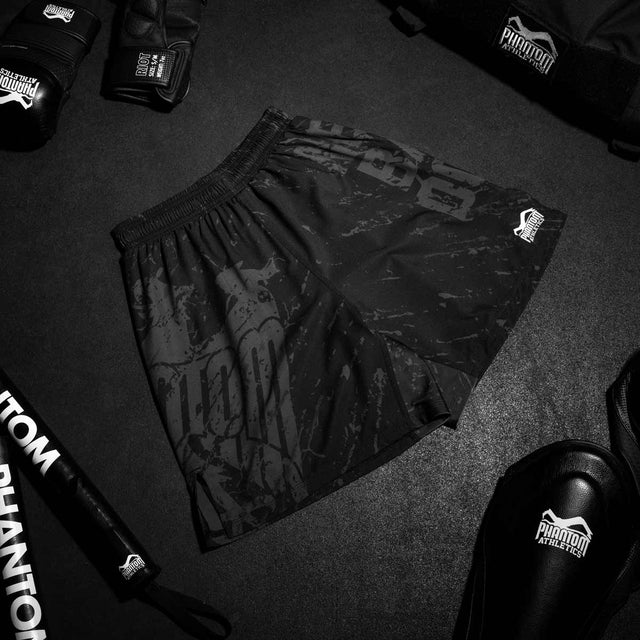 Phantom Athletics MMA-shorts EVO Germany - Sort/Rød/Guld