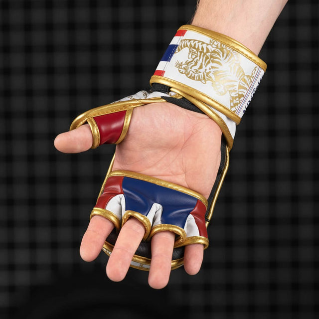 Phantom Athletics MMA-Handschuhe Sparring Muay Thai – Weiß/Gold