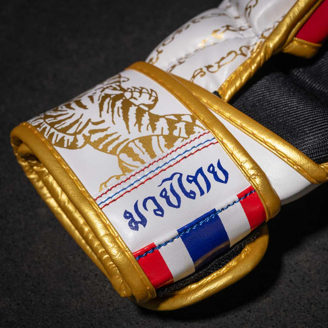 Phantom Athletics MMA-Handschuhe Sparring Muay Thai – Weiß/Gold