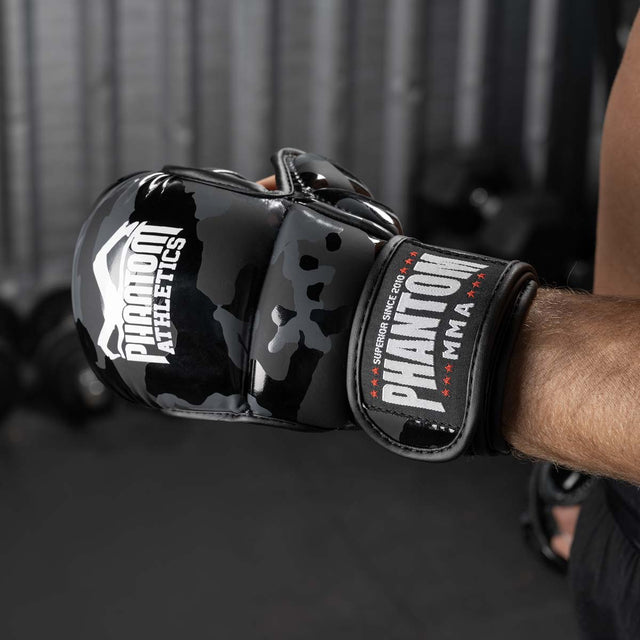 Phantom Athletics MMA-handsker APEX – Sort/Camo