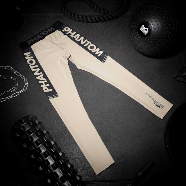 Pantaloncini a compressione Phantom Athletics APEX – Sabbia