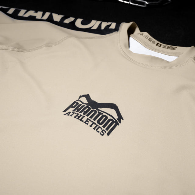 Rashguard Phantom Athletics EVO Apex Maniche Corte - Sabbia
