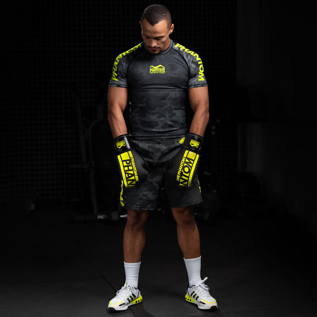 Rashguard Phantom Athletics EVO Neon – Noir/Néon