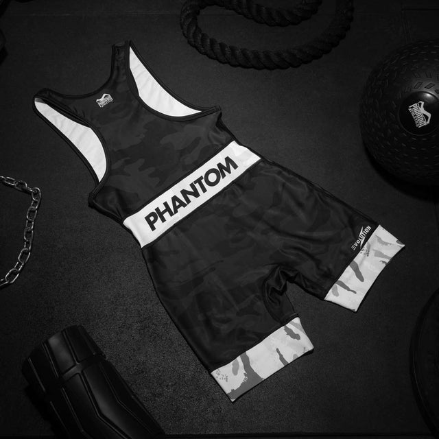 Débardeur de lutte Phantom Athletics Warfare – Noir/Urban Camo