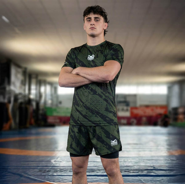 Koszulka treningowa Phantom Athletics EVO Camo Tiger – Zielona