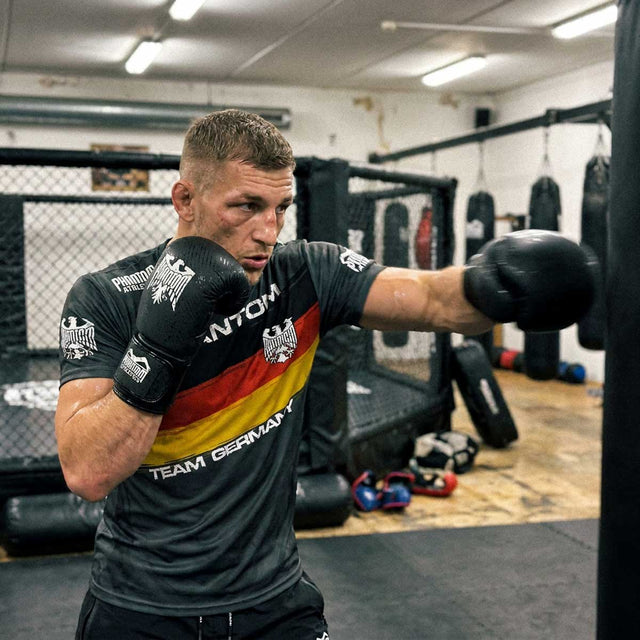 Koszulka treningowa Phantom Athletics Trainingsshirt EVO Germany – Czarna