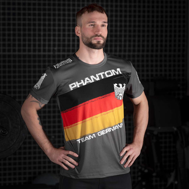 Koszulka treningowa Phantom Athletics Trainingsshirt EVO Germany – Czarna