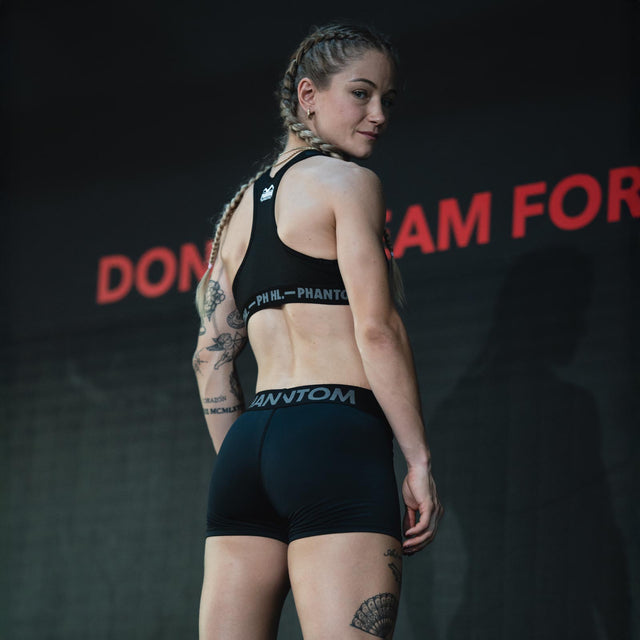 Pantaloni scurți de compresie Phantom Athletics Eclipse – Negru