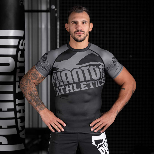 Rashguard Phantom Athletics Supporter – Nero/Grigio