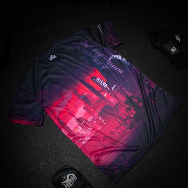Phantom Athletics Triko EVO Cyber-X – Fialová/Modrá