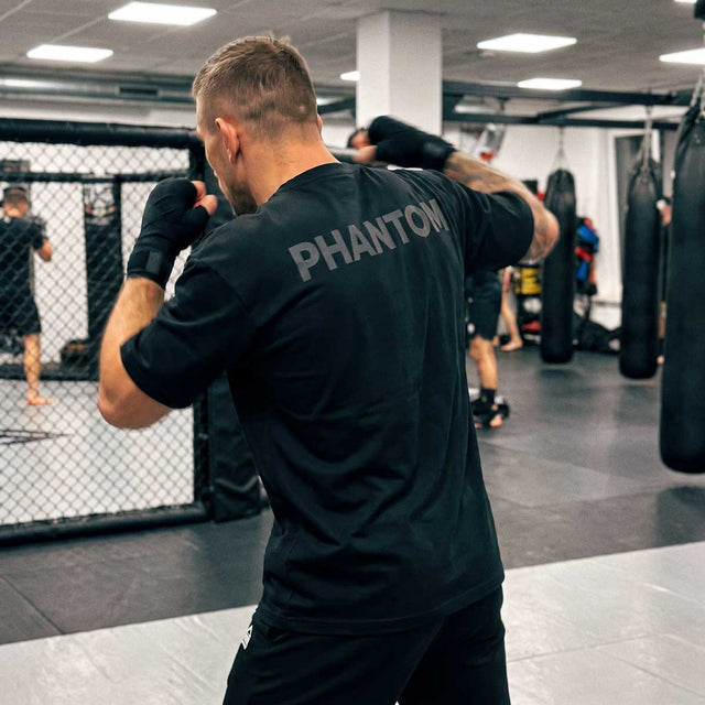 Phantom Athletics T-Shirt Oversize Blacked - Sort