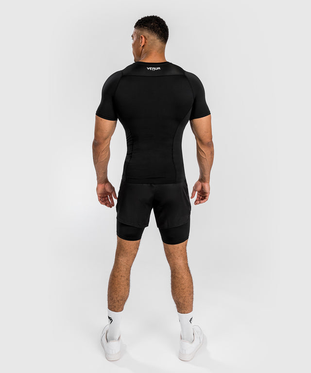 Venum Rashguard Attack Short Sleeve - Black/Gray